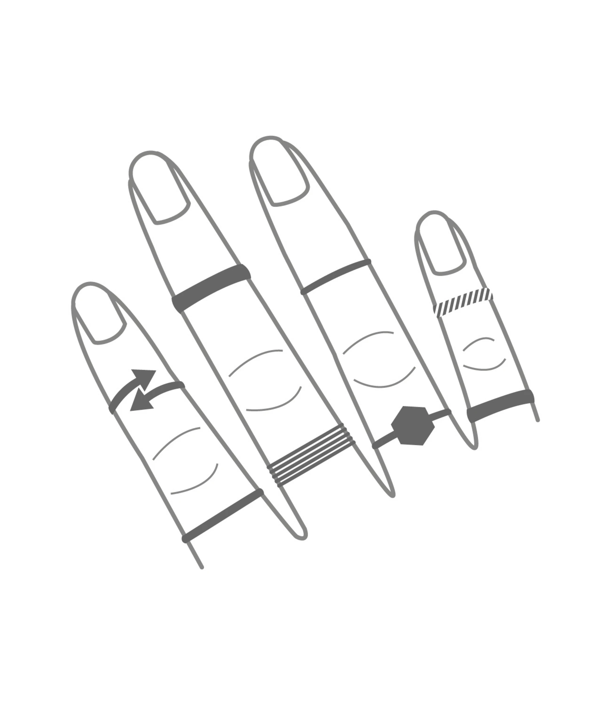 Accessories Set Aus 2 Ringen Von Angelina Pannek Gr. 54 7 Accessories Set Aus 2 Ringen Von Angelina Pannek Gr. 54 – Bild 5