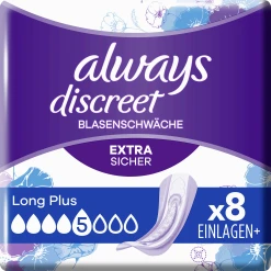Always® Discreet Inkontinenz Long Plus