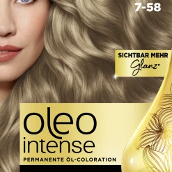 Syoss Professional Performance Oleo Intense Permanente Öl-Coloration 7-58 Kühles Beige-Blond