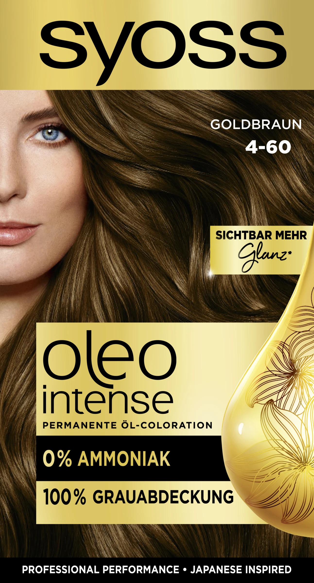 Syoss Professional Performance Oleo Intense Permanente Ă–l-Coloration 4-60 Goldbraun