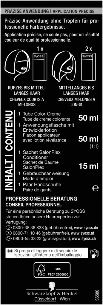 Syoss Professional Performance Permanente Coloration 5_8 Haselnuss – Bild 3