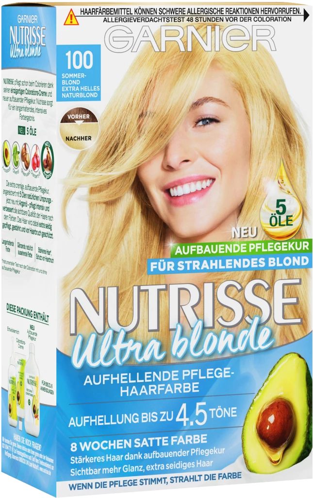Garnier Nutrisse Creme 100 Extra Helles Naturblond