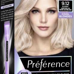 L’Oréal Paris Préférence Cool Blondes 9.12 Sehr Helles Beige Aschblond (Alaska)