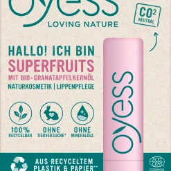 OYESS Hallo! Ich Bin Superfruits Lippenpflege Mit Bio-Granatapfelöl
