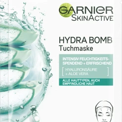 Garnier SkinActive Hydra Bomb Tuchmaske Intensiv Feuchtigkeitsspendend + Erfrischend