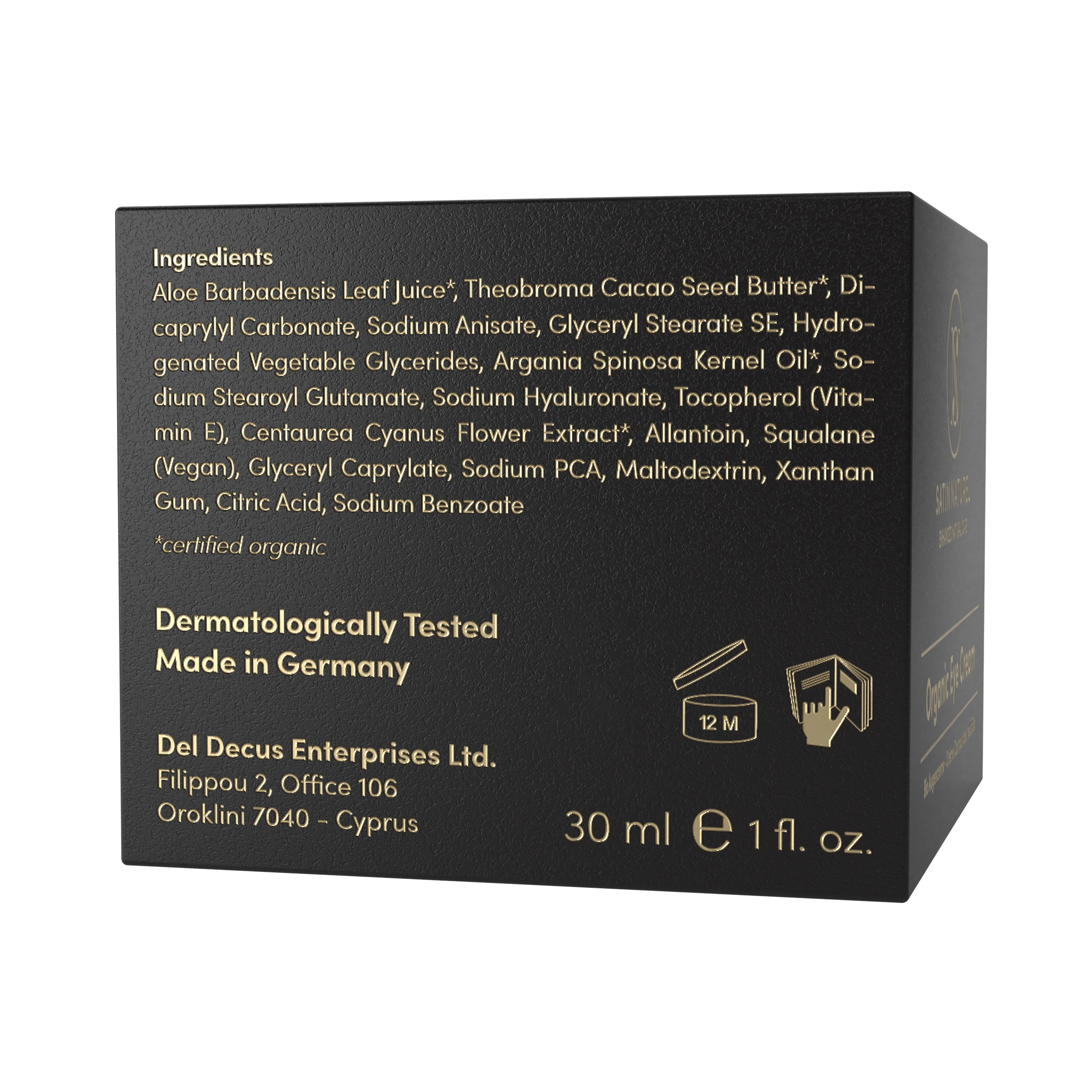 Satin Naturel BIO Augencreme 4 Satin Naturel BIO Augencreme – Bild 2