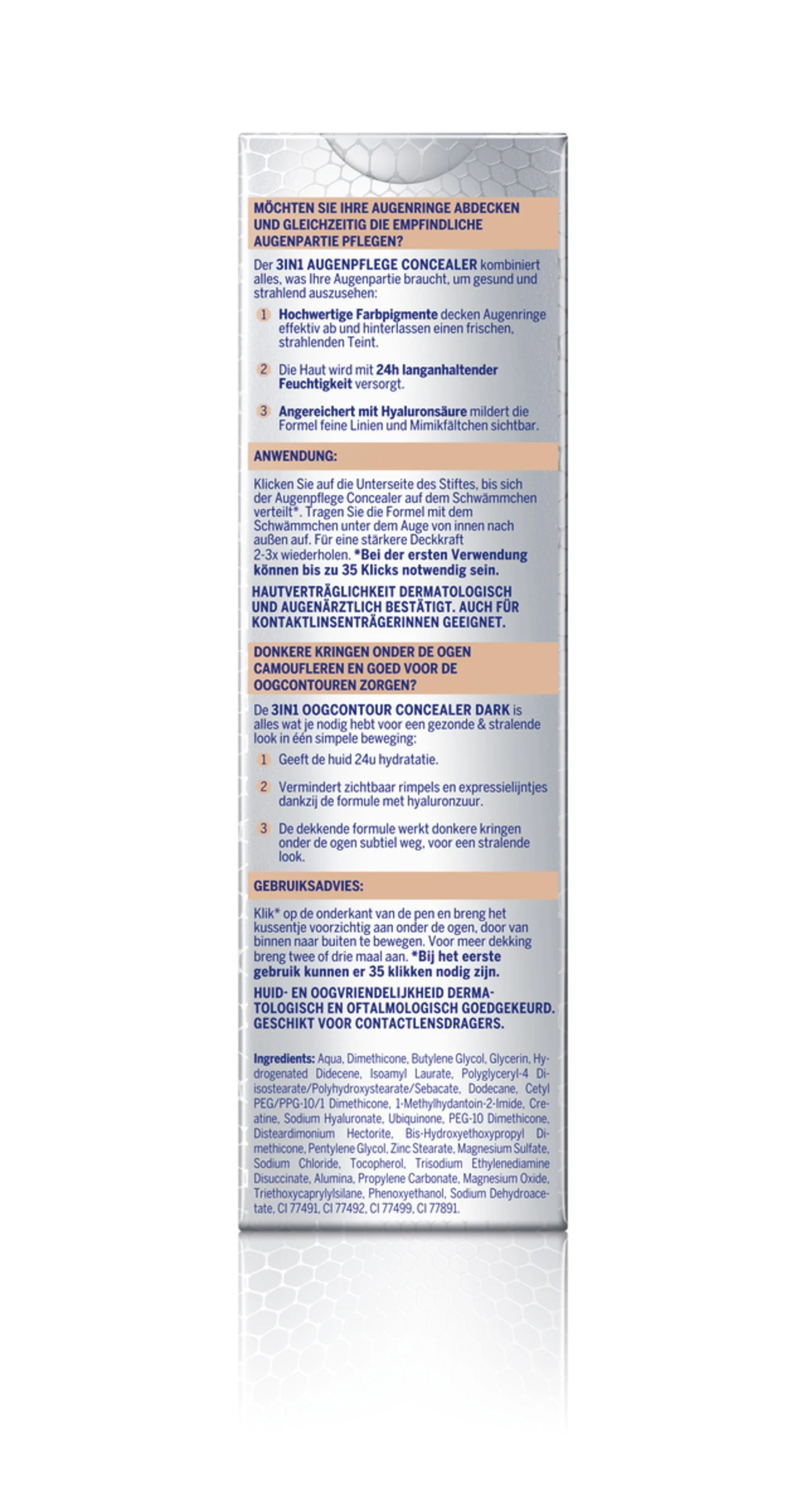 NIVEA Cellular Filler 3in1 Augenpflege Concealer Dunkel – Bild 2