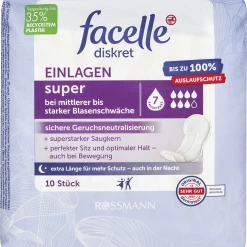 Facelle Diskret Einlagen Super