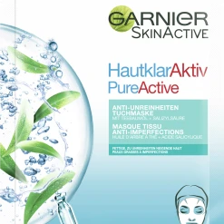 Garnier SkinActive Hautklar Aktiv Tuchmaske
