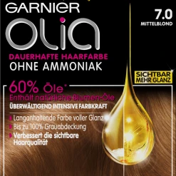 Garnier Olia Dauerhafte Haarfarbe 7.0 Mittelblond