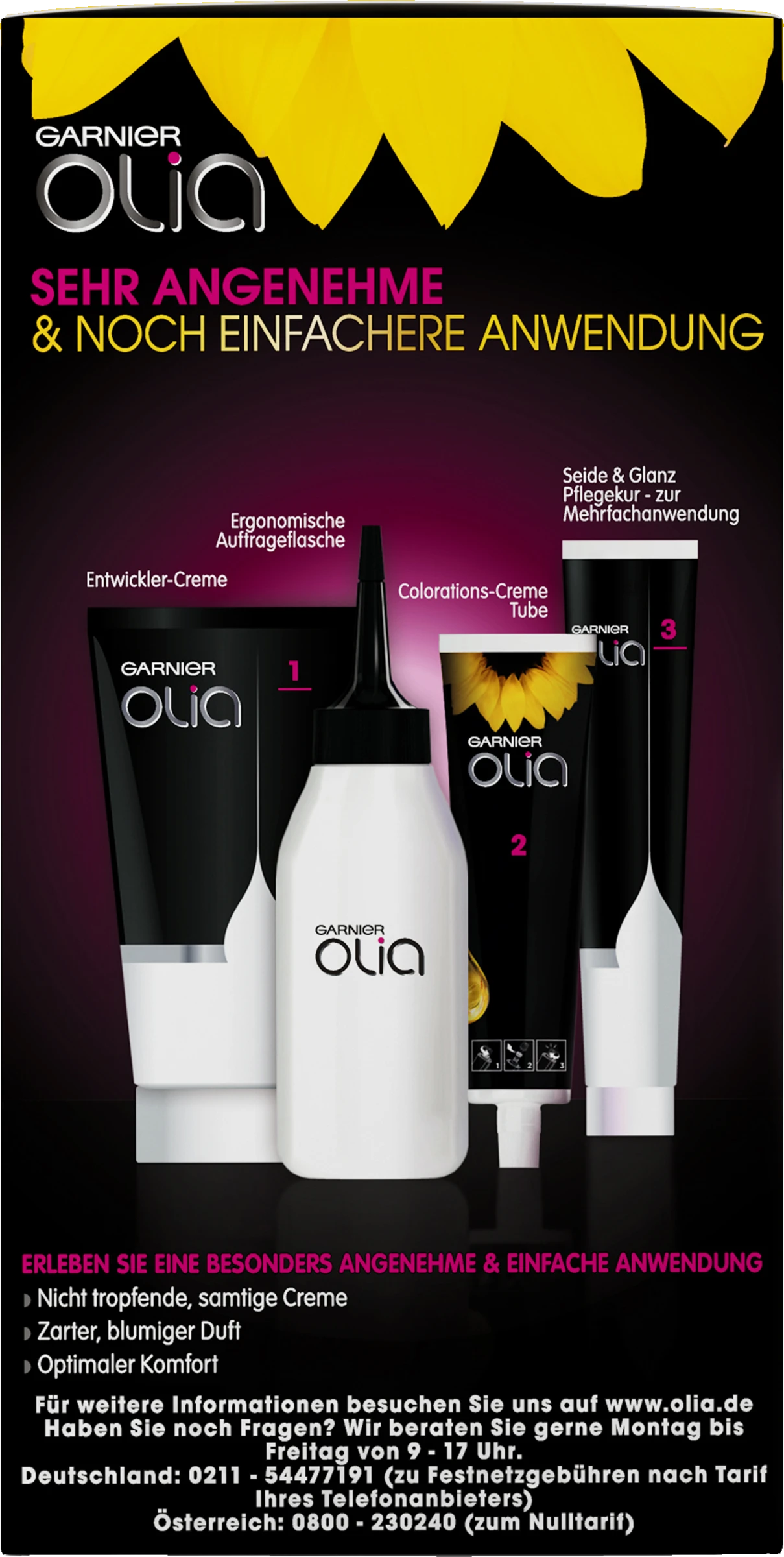 Garnier Olia Dauerhafte Haarfarbe 4.62 Kaschmirrot – Bild 4