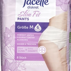 Facelle Diskret Slim Fit Pants Größe M