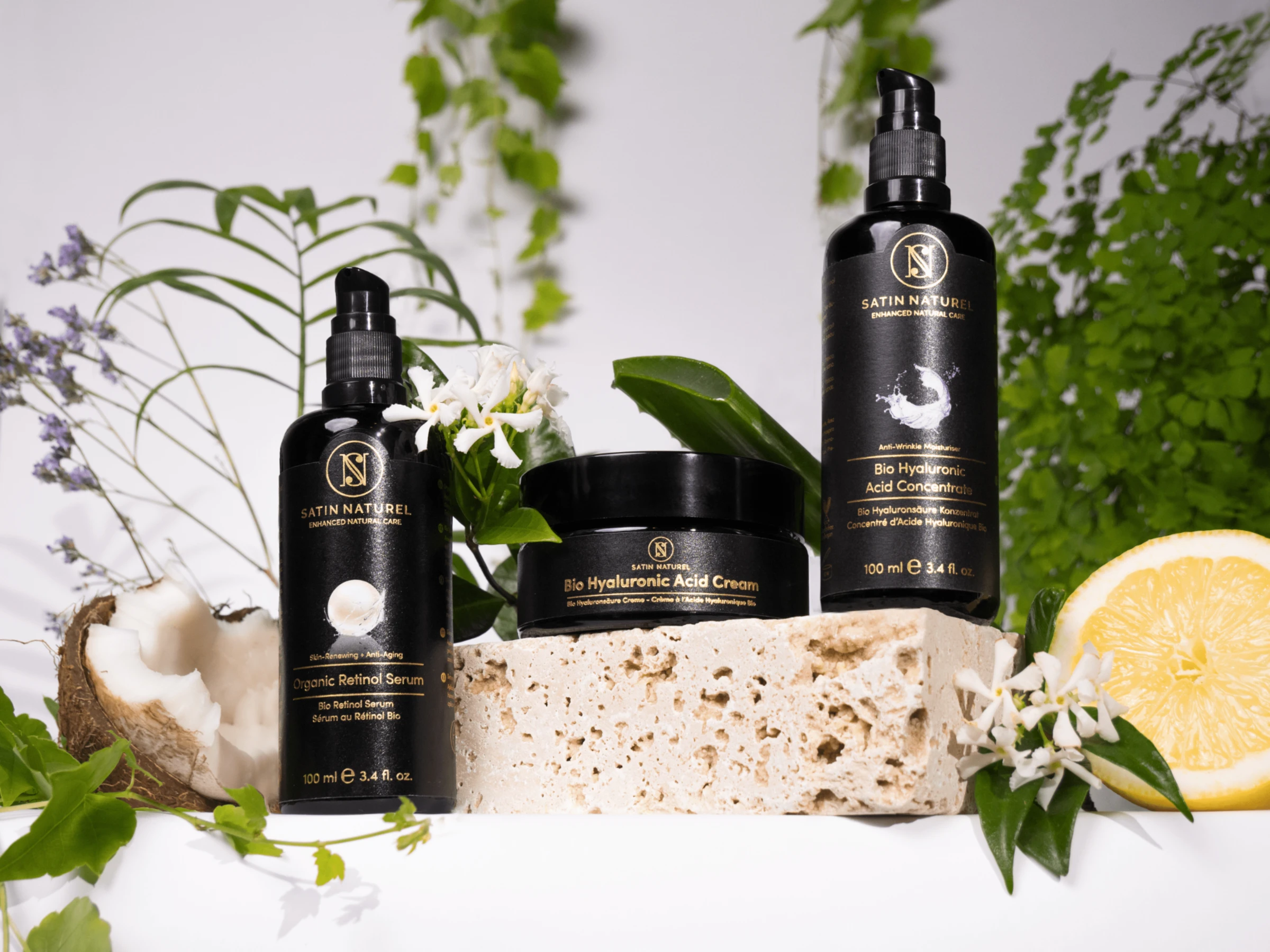 Satin Naturel Vorteilspack: Retinol & Hyaluron Trio 4 Satin Naturel Vorteilspack: Retinol & Hyaluron Trio – Bild 2