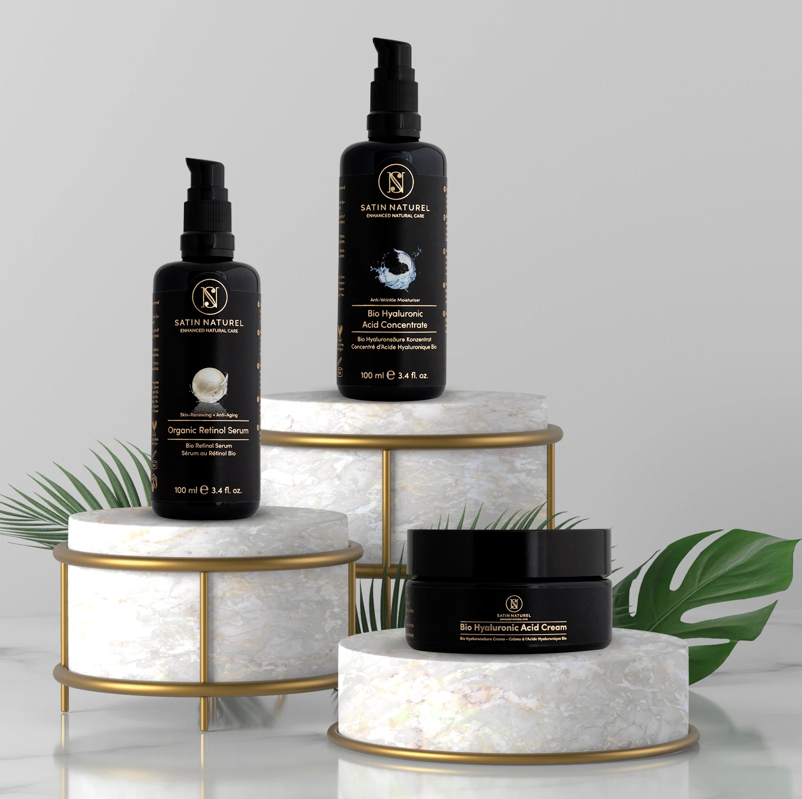 Satin Naturel Vorteilspack: Retinol & Hyaluron Trio 5 Satin Naturel Vorteilspack: Retinol & Hyaluron Trio – Bild 3