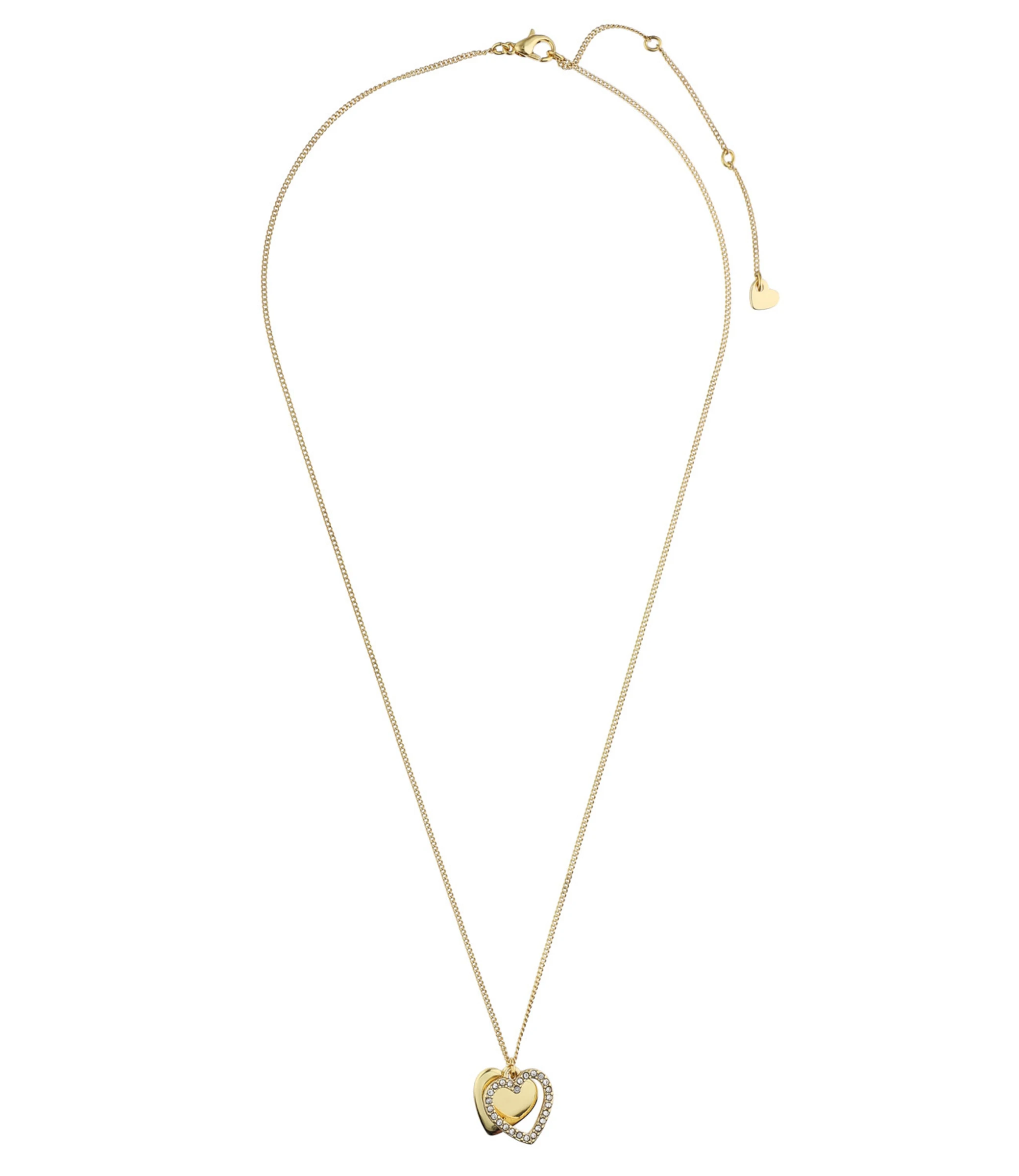 Accessories Kette Mit Herz-Anhängern Vergoldet 3 Accessories Kette Mit Herz-Anhängern Vergoldet