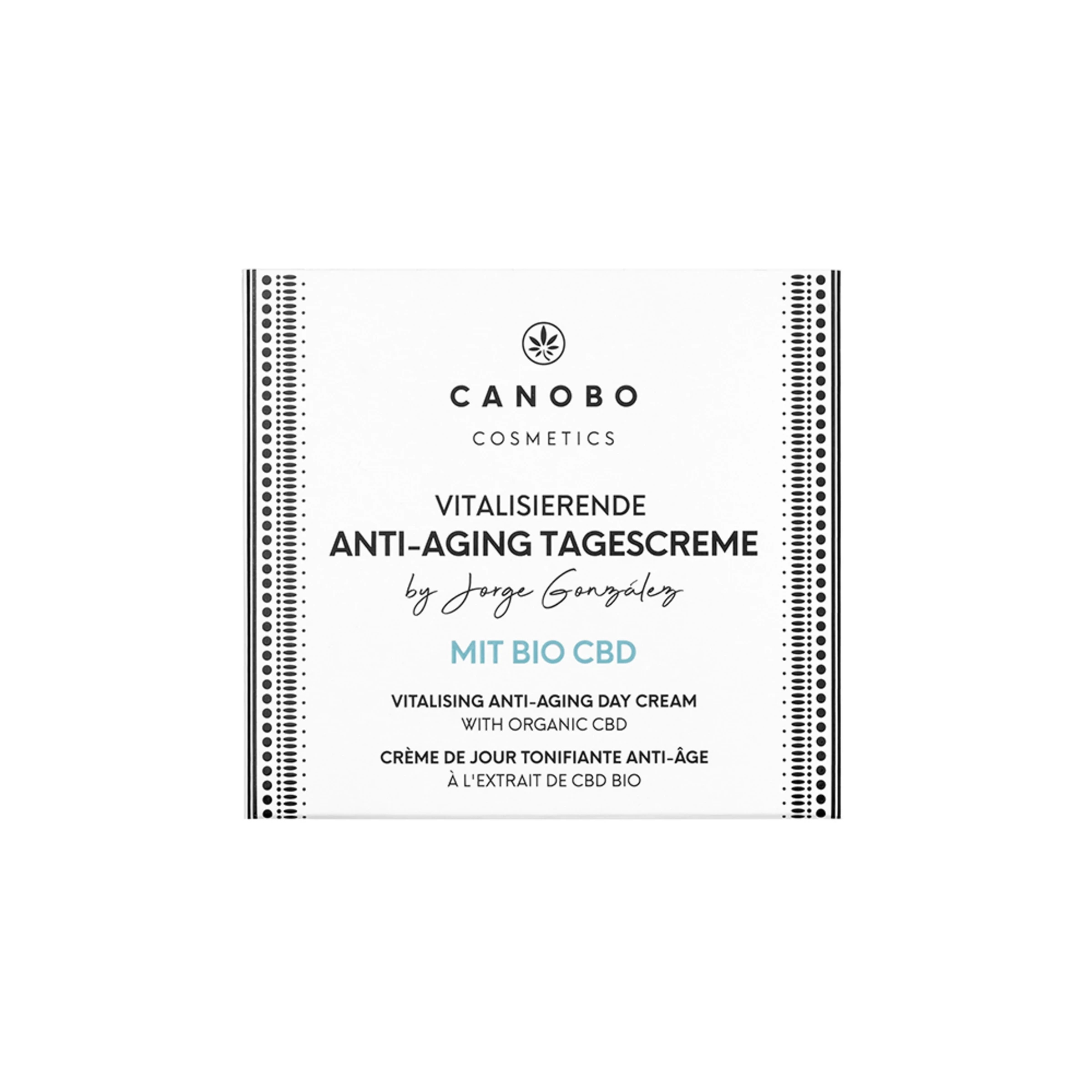 CANOBO Cosmetics By Jorge González Anti-Aging Tagescreme Mit Bio CBD