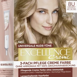 L’Oréal Paris Excellence Universale Nude-Töne 8U Hellblond