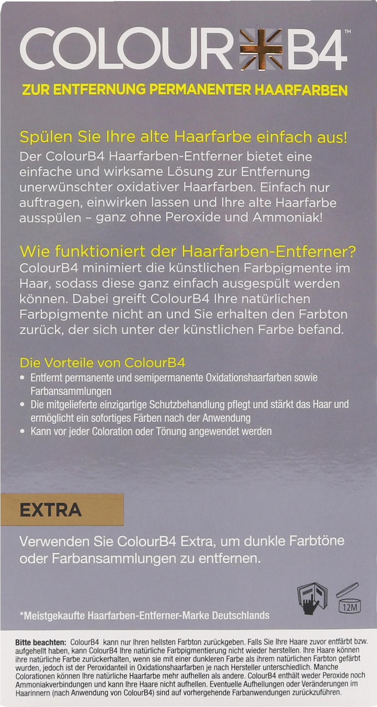 ColorB4 ColourB4 EXTRA Haarfarben-Entferner – Bild 4