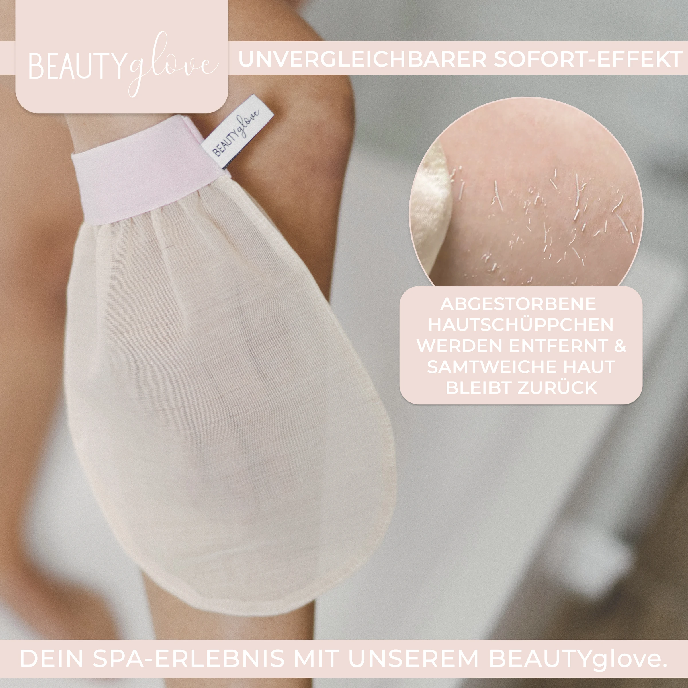 BEAUTYglove Peelinghandschuh Aus Seide – Bild 3