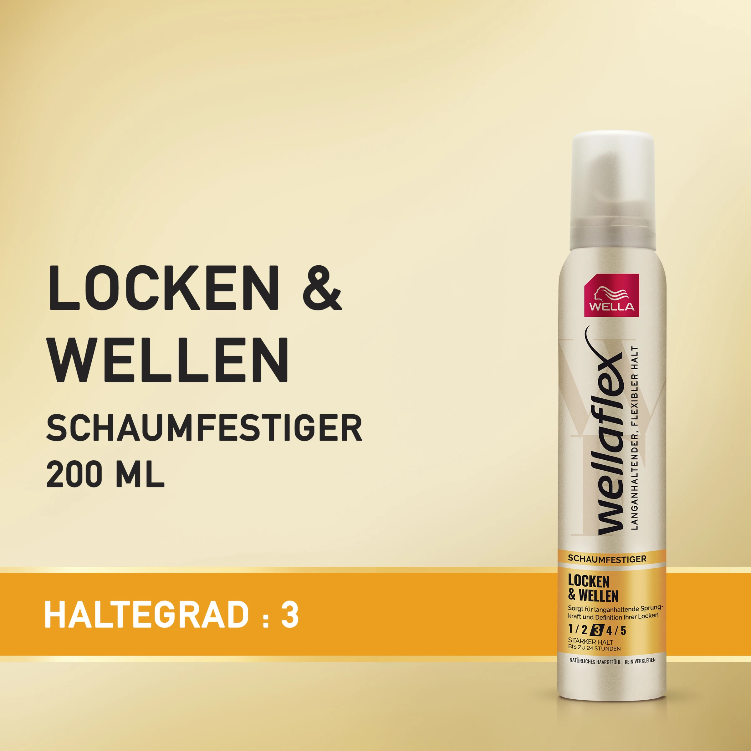 Wella Wellaflex Schaumfestiger Locken & Wellen Starker Halt 7 Wella Wellaflex Schaumfestiger Locken & Wellen Starker Halt – Bild 5