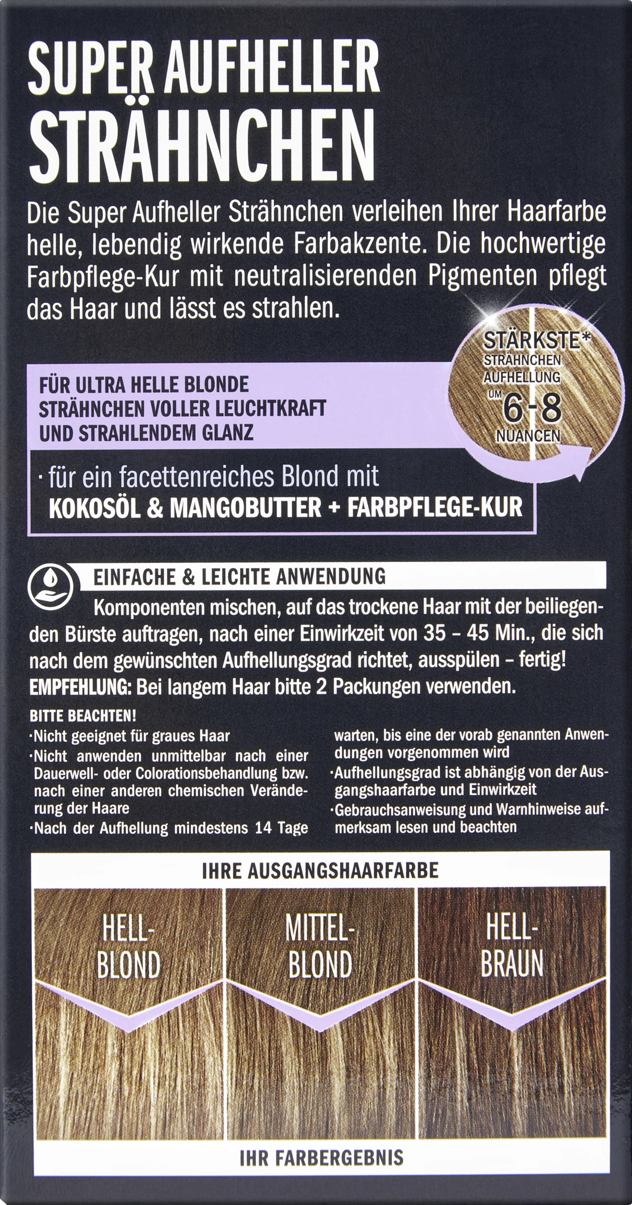 ISANA PROFESSIONAL Super Aufheller StrĂ€hnchen â Bild 2