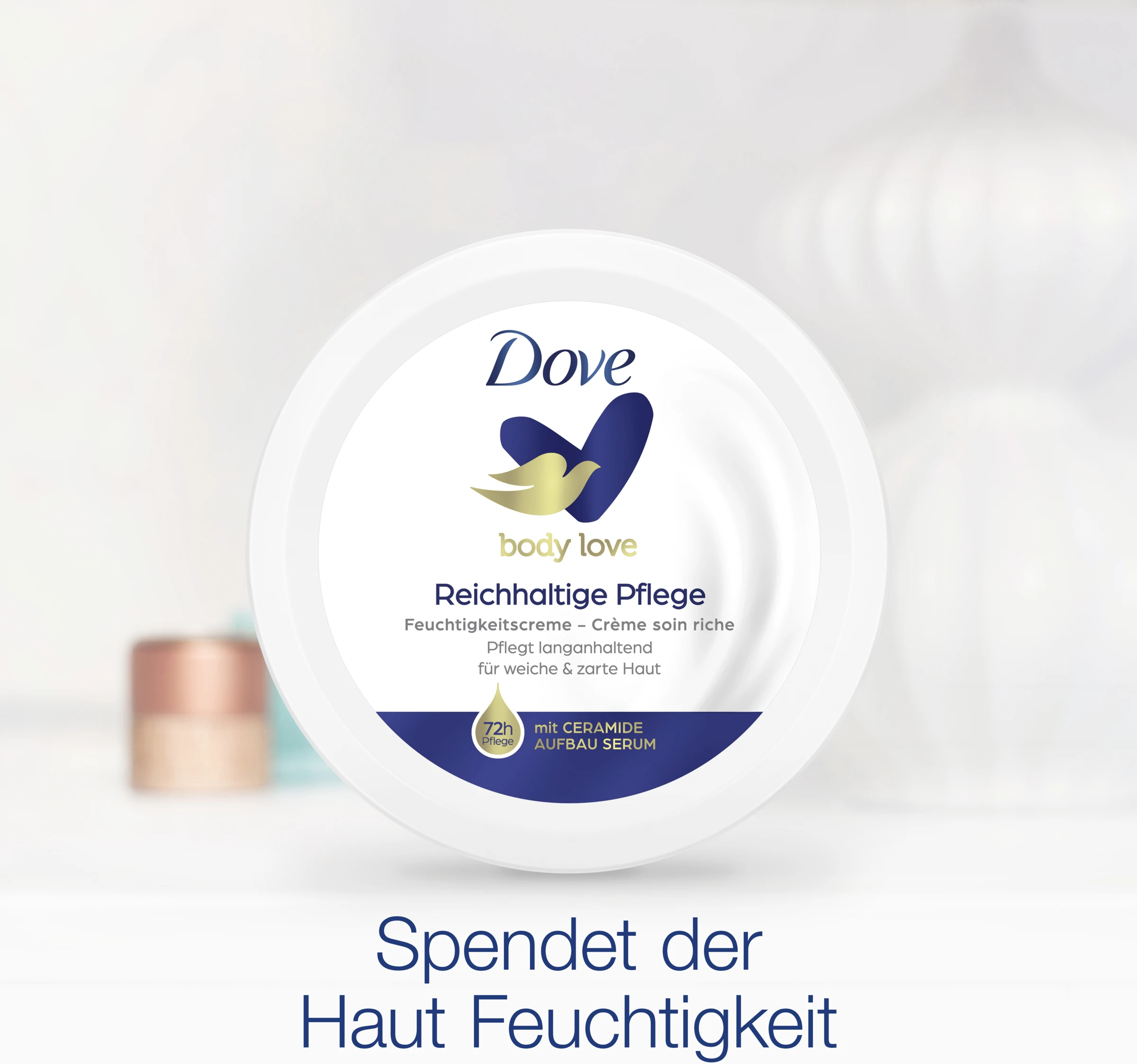 DOVE Feuchtigkeitscreme Reichhaltige Pflege 5 DOVE Feuchtigkeitscreme Reichhaltige Pflege – Bild 3