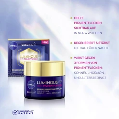 NIVEA Cellular Luminous 630 Anti Pigmentflecken Regenerierende Nachtpflege -DAYTOX shop MAM 8268091 SHOP IMAGE 1.4