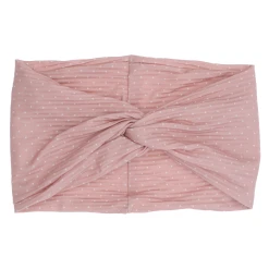 Accessories Stirnband Aus Recycelten Materialien Mit Zierknoten Und Punkte-Muster