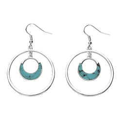 Accessories Ohrhänger Mit Howlith-Schmucksteinen