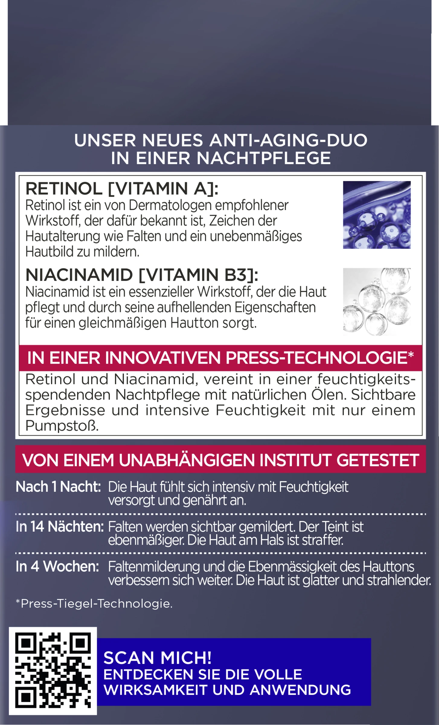 L’Oréal Paris Laser Gepresste Anti-Falten Pflege Nacht – Bild 4