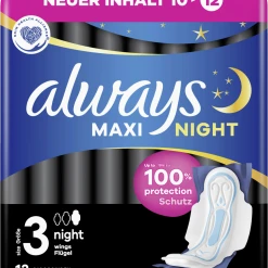 Always® Maxi Damenbinden Night Mit Flügeln