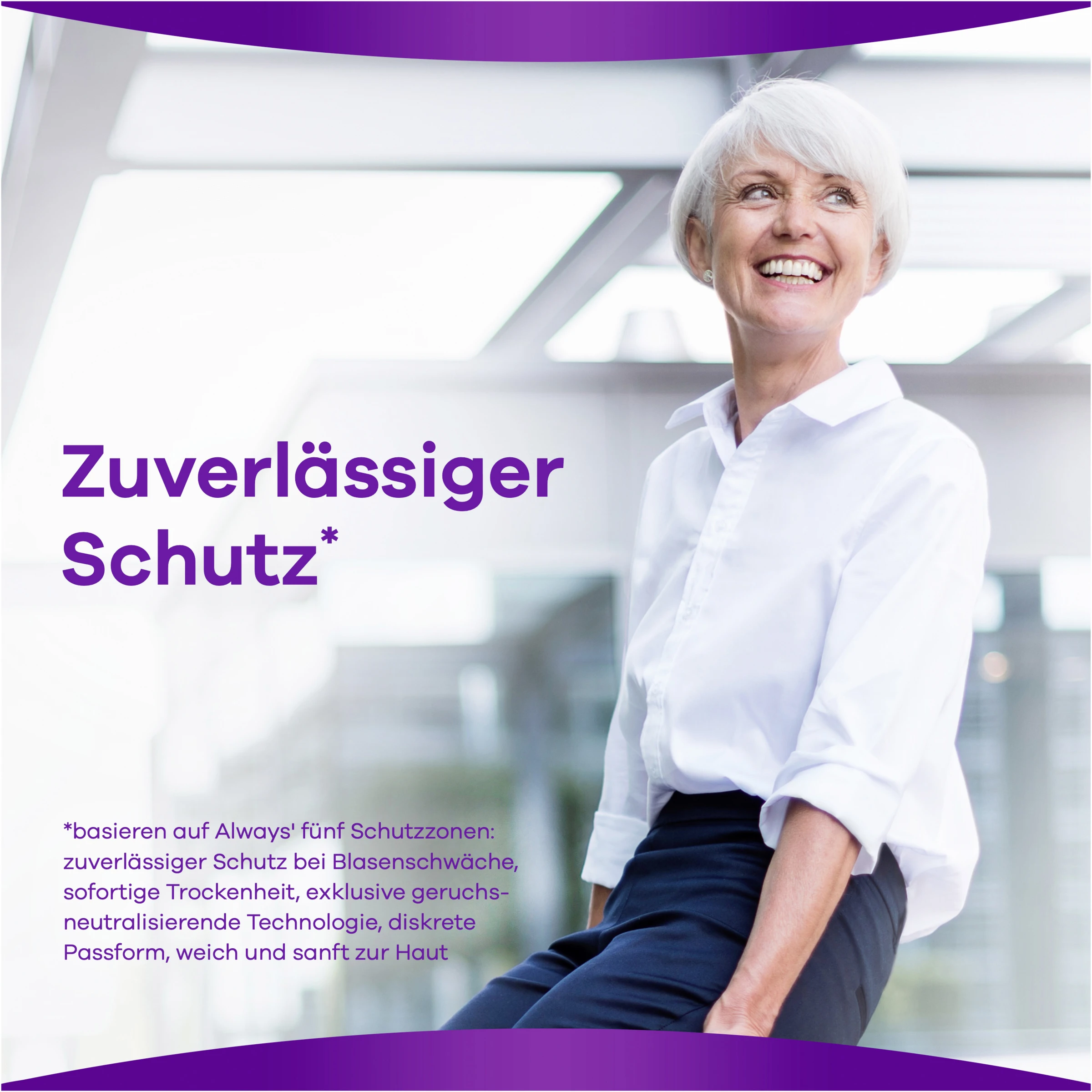 Always® Discreet Inkontinenz-Einlagen+ Long Plus 9 Always® Discreet Inkontinenz-Einlagen+ Long Plus – Bild 7