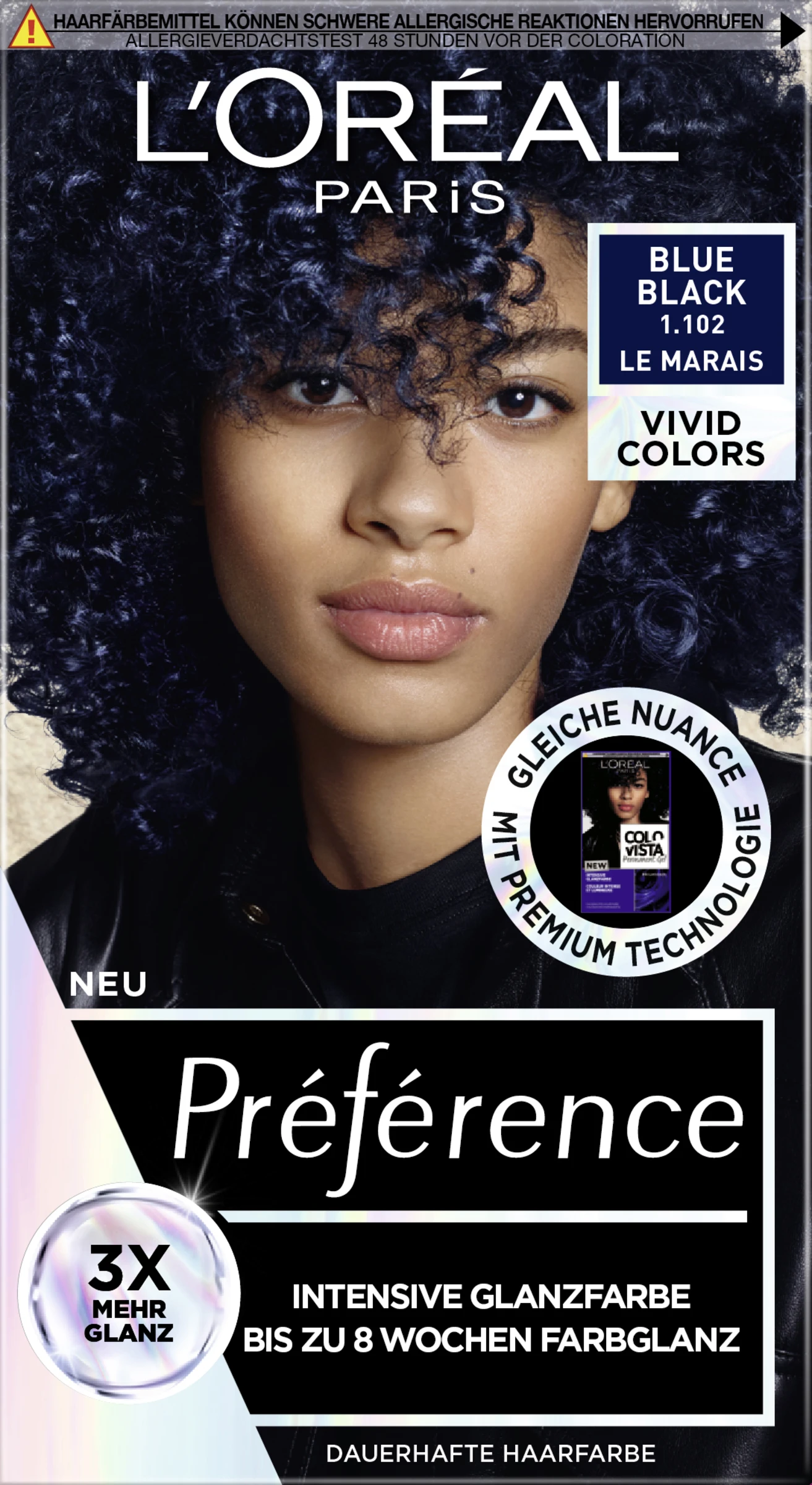L’Oréal Paris Préférence Vivid Colors Blue Black