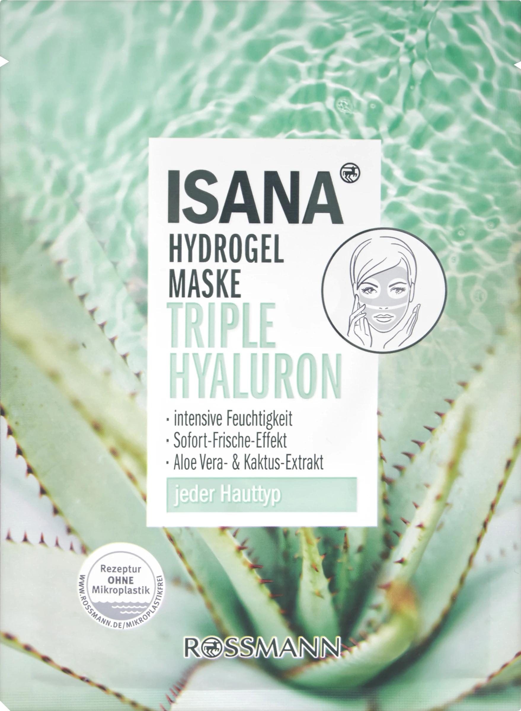 ISANA Hydrogelmaske Triple Hyaluron 3 ISANA Hydrogelmaske Triple Hyaluron