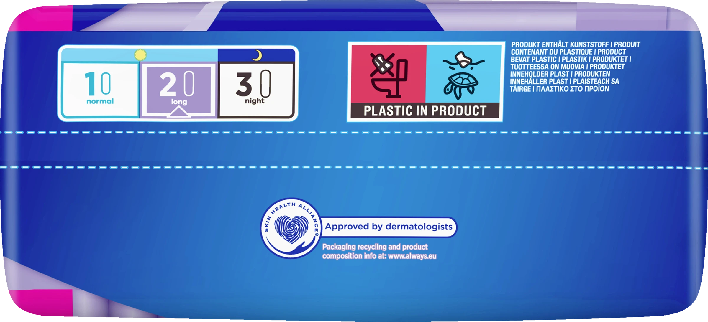 Always® Maxi Damenbinden ProFresh Long Ohne Flügel – Bild 3