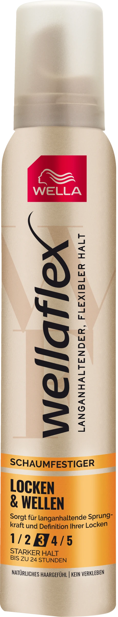 Wella Wellaflex Schaumfestiger Locken & Wellen Starker Halt 4 Wella Wellaflex Schaumfestiger Locken & Wellen Starker Halt – Bild 2