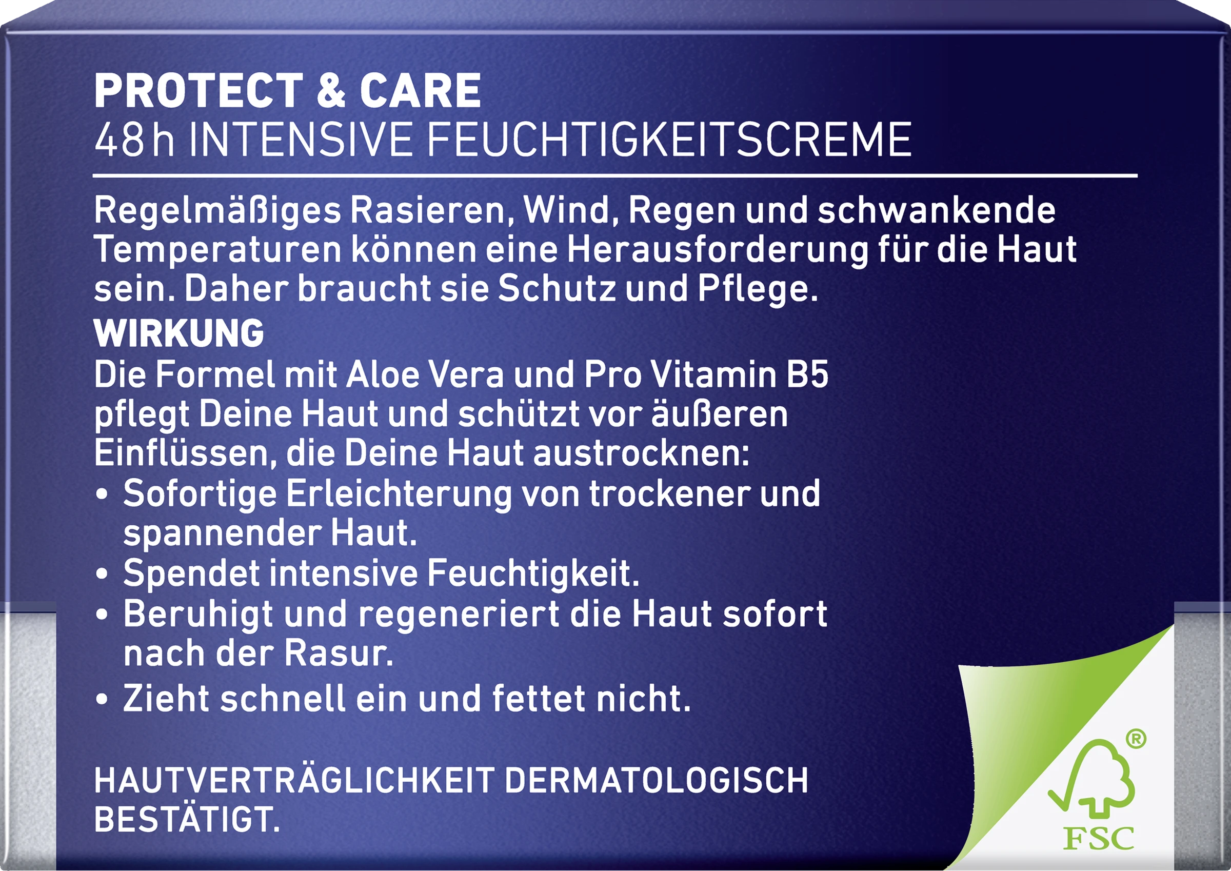NIVEA MEN Protect & Care Intensive Feuchtigkeitscreme – Bild 2