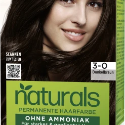 Poly Palette NATURALS Permanente Haarfarbe 3-0 Dunkelbraun