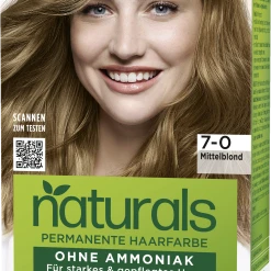 Poly Palette NATURALS Permanente Haarfarbe 7-0 Mittelblond