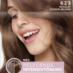 L’Oréal Paris Casting Natural Gloss Pflegende Intensivtönung 623 Nougat Dunkelblond