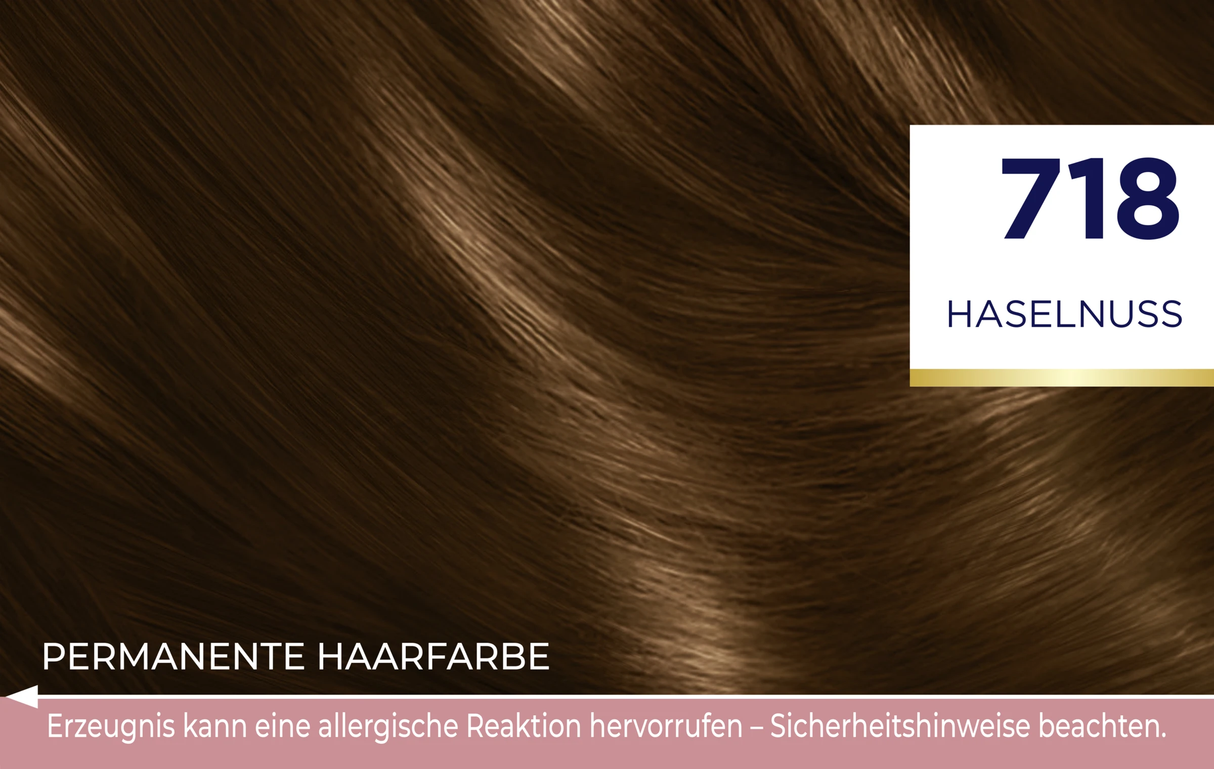 Schwarzkopf Diadem 3in1 Pflege-Color-Creme 718 Haselnuss – Bild 5