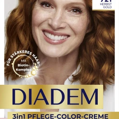 Schwarzkopf Diadem 3in1 Pflege-Color-Creme 721 Herbst Gold