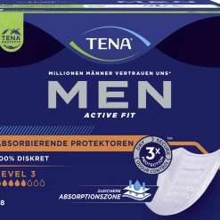 TENA Men Active Fit Absorbierende Protektoren Einlagen Level 3