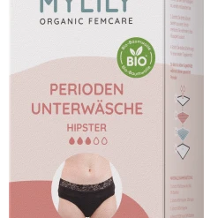 MYLILY Periodenunterwäsche Hipster Strong, Schwarz - S
