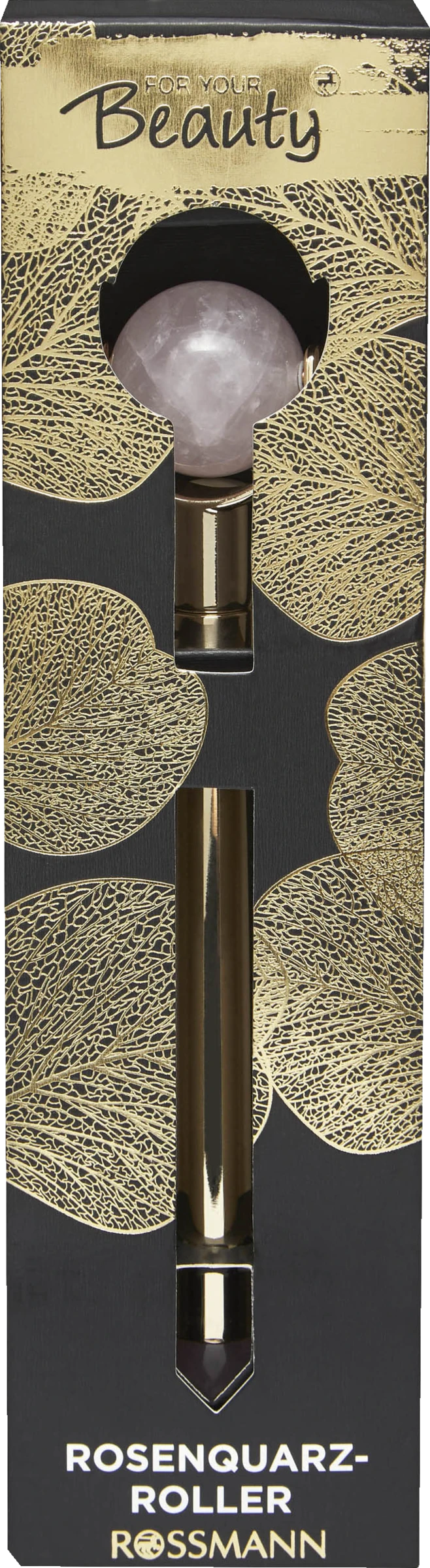 FOR YOUR Beauty Rosenquarz Roller Golden Moment
