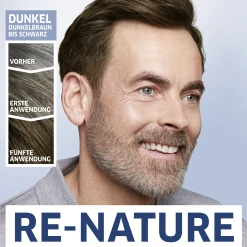 Schwarzkopf RE-NATURE Re-Pigmentierung Männer Dunkel Dunkelbraun Bis Schwarz
