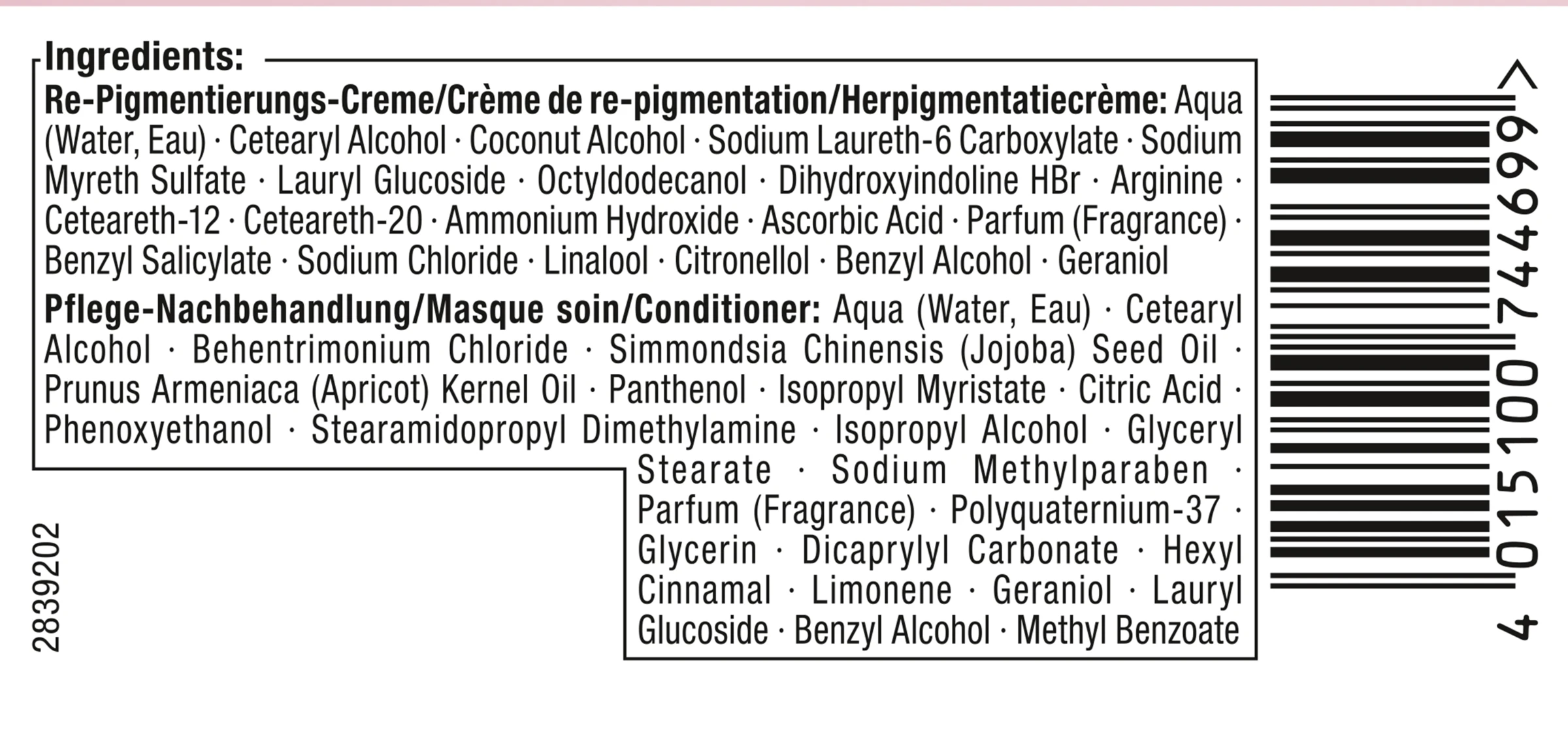 Schwarzkopf RE-NATURE Re-Pigmentierung Frauen Medium Mittelblond Bis Mittelbraun – Bild 4
